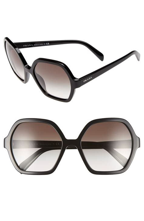 óculos prada hexagonal colorido|Óculos de sol coleção Prada Eyewear Lentes Marrom.